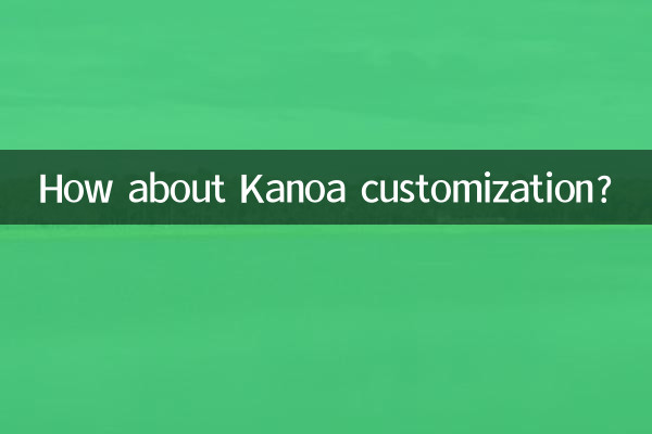 How about Kanoa customization?