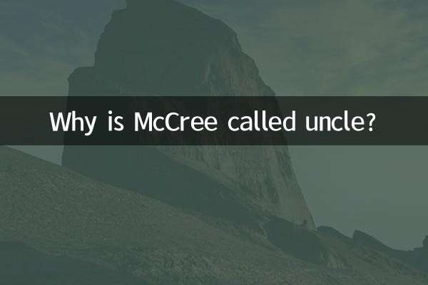 Perché McCree si chiama zio?