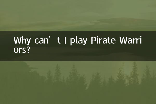 Perché non posso giocare a Pirate Warriors?