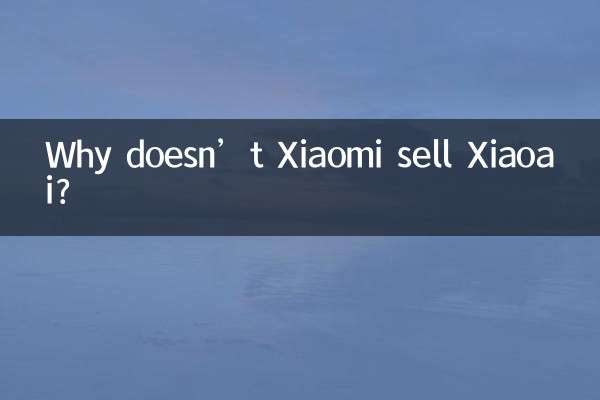 なぜXiaomiはXiaoaiを販売しないのですか?