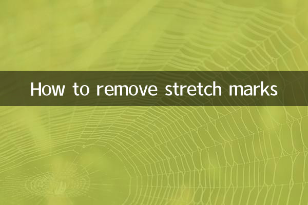 So entfernen Sie Dehnungsstreifen
