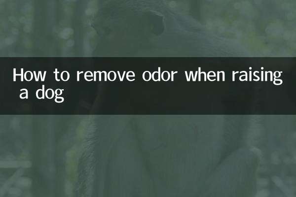 कुत्ते को पालते समय गंध को कैसे दूर करें