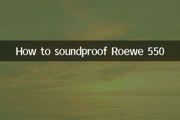 How to soundproof Roewe 550