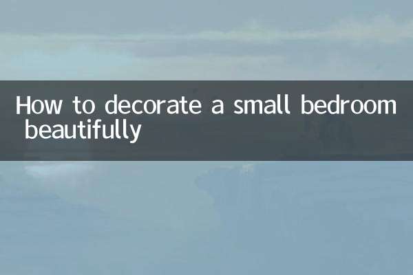 Cómo decorar bellamente un dormitorio pequeño