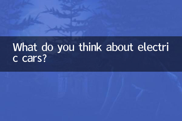 What do you think about electric cars?