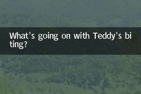 O que está acontecendo com a mordida de Teddy?