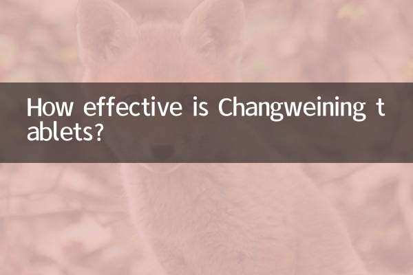 Quão eficazes são os comprimidos Changweining?