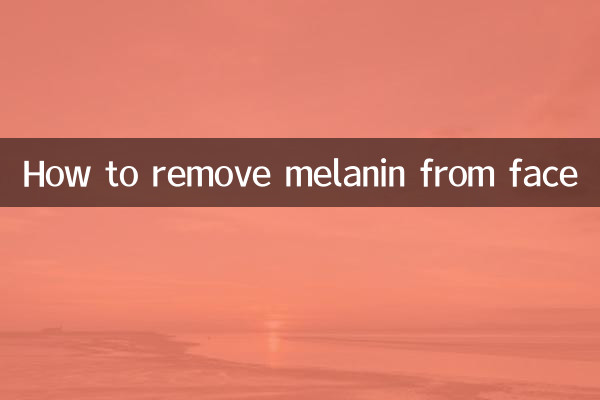 Comment éliminer la mélanine du visage