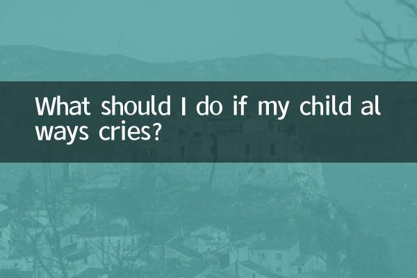 আমার সন্তান যদি সবসময় কাঁদে তাহলে আমার কি করা উচিত?