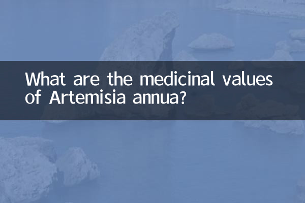What are the medicinal values of Artemisia annua?