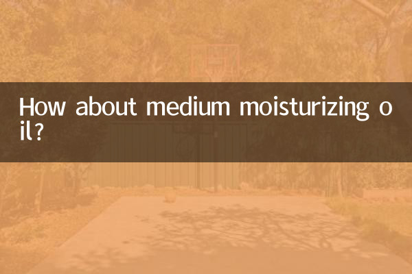 How about medium moisturizing oil?