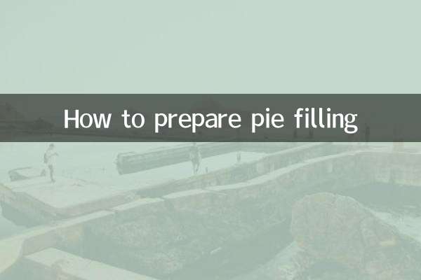How to prepare pie filling