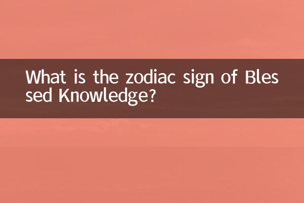 What is the zodiac sign of Blessed Knowledge?