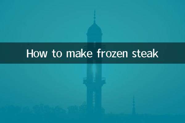 How to make frozen steak