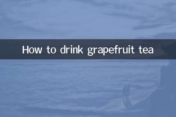 Como beber chá de toranja