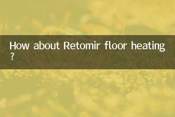 Et pourquoi pas le chauffage au sol Retomir ?