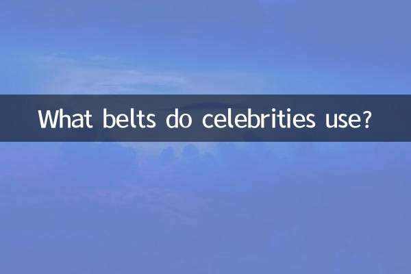 明星用的什么皮带