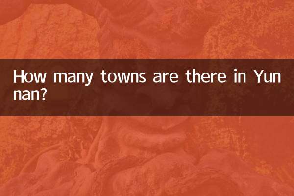 How many towns are there in Yunnan?