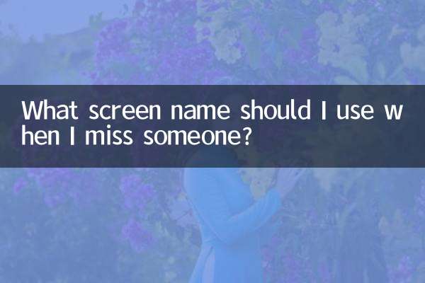 누군가가 보고 싶을 때 어떤 대화명을 사용해야 하나요?