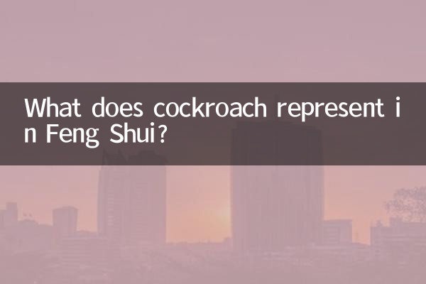 ¿Qué representa la cucaracha en el Feng Shui?