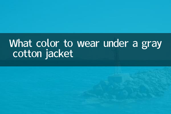 灰色棉服内搭什么颜色