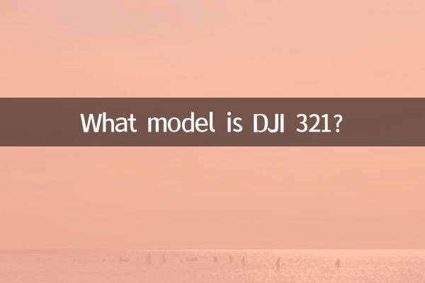 What model is DJI 321?