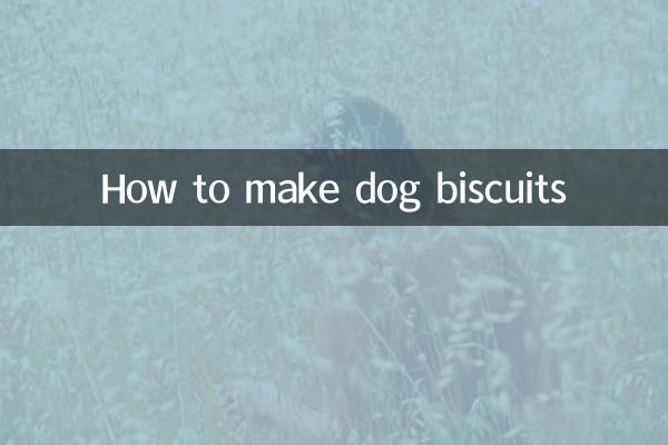 How to make dog biscuits