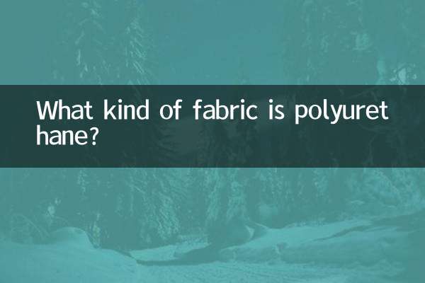 Que tipo de tecido é o poliuretano?