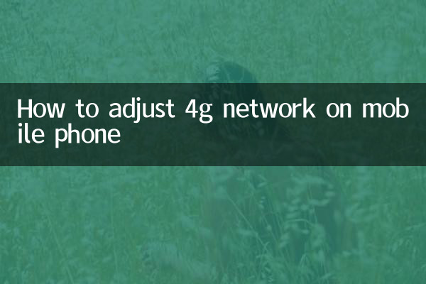 So passen Sie das 4G-Netzwerk auf dem Mobiltelefon an