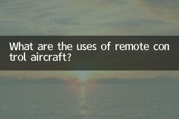Wozu dienen ferngesteuerte Flugzeuge?