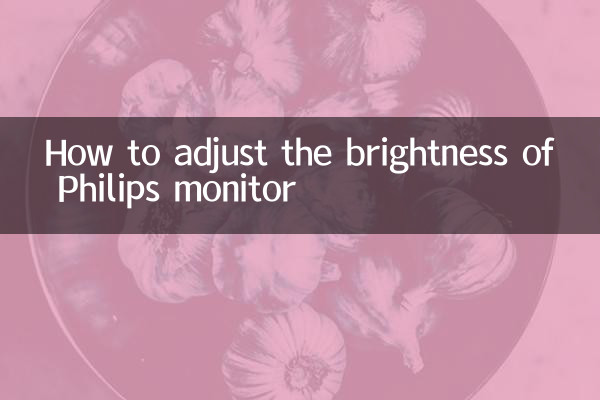 How to adjust the brightness of Philips monitor