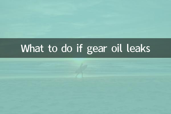齒輪漏油怎麼辦