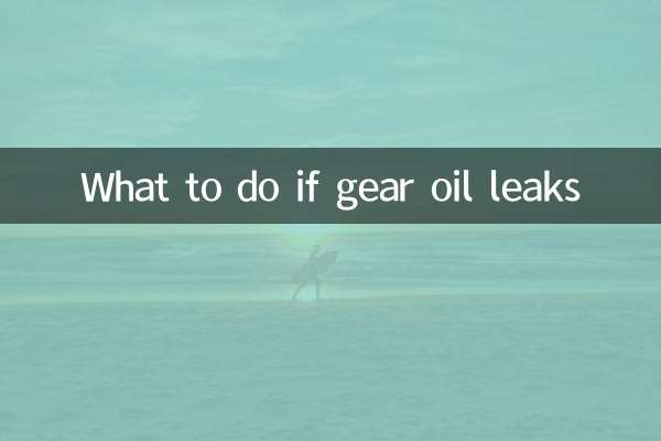 اگر گیئر آئل لیک ہوجائے تو کیا کریں