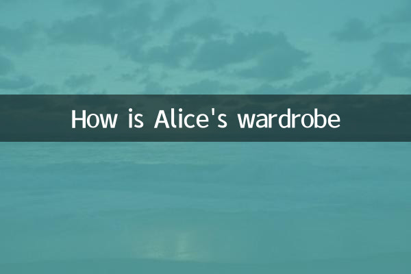 How is Alice's wardrobe