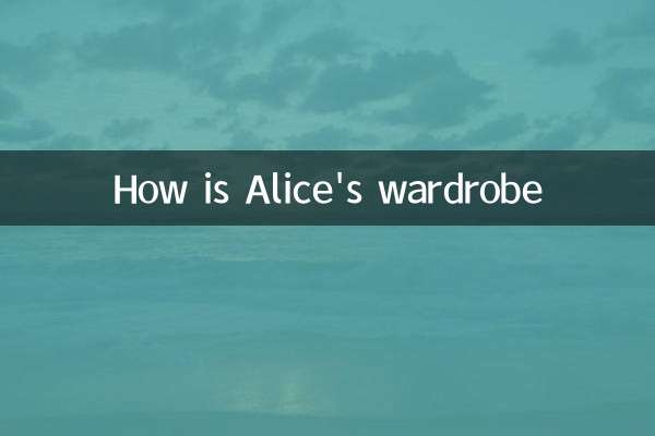 How is Alice's wardrobe