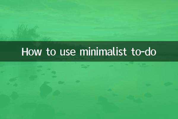 Como usar tarefas minimalistas