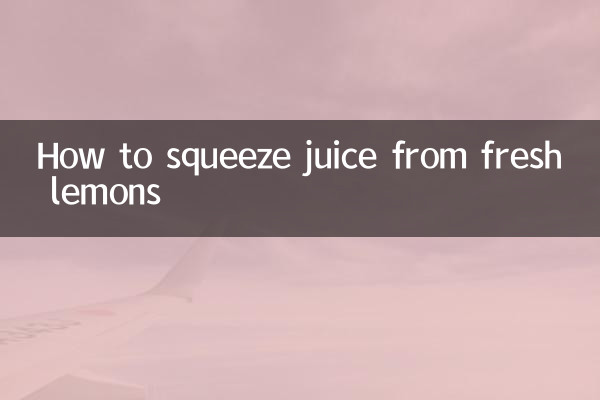 Come spremere il succo dai limoni freschi