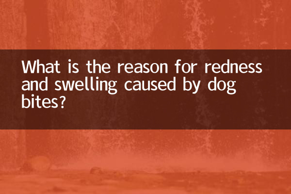 Qual è la ragione del rossore e del gonfiore causati dai morsi di cane?