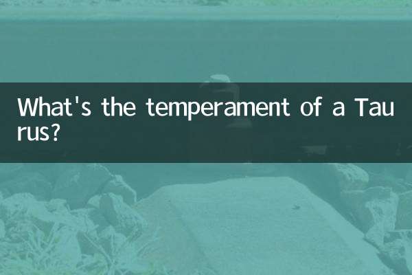 Quel est le tempérament d'un Taureau ?
