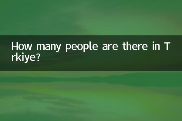 Wie viele Menschen gibt es in der Türkei?