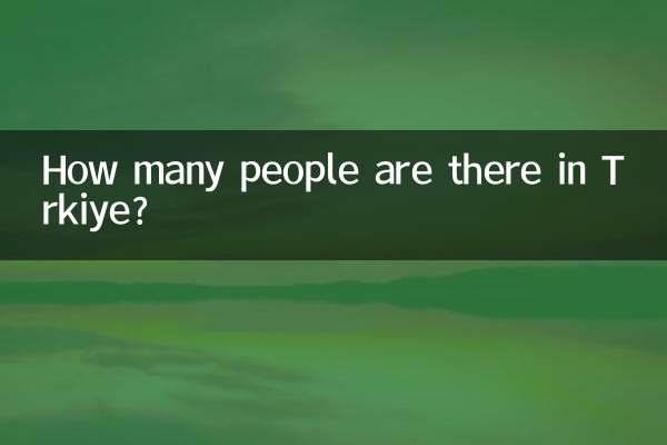 Wie viele Menschen gibt es in der Türkei?