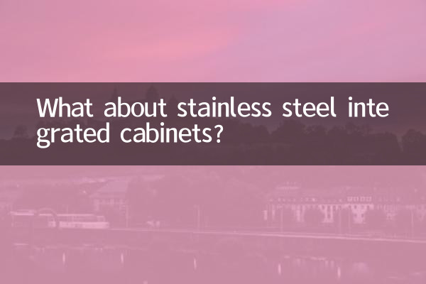 E che dire degli armadi integrati in acciaio inox?
