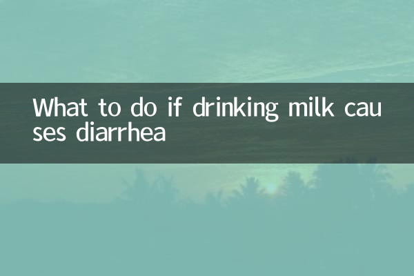 Qué hacer si beber leche provoca diarrea