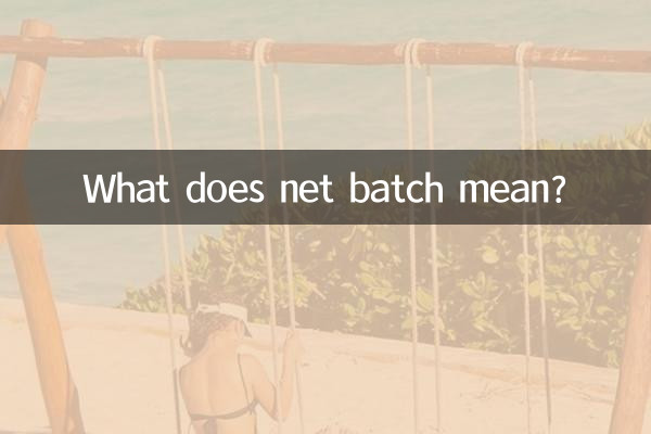 Was bedeutet Nettocharge?