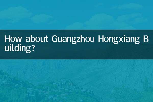 গুয়াংজু হংজিয়াং বিল্ডিং সম্পর্কে কেমন?