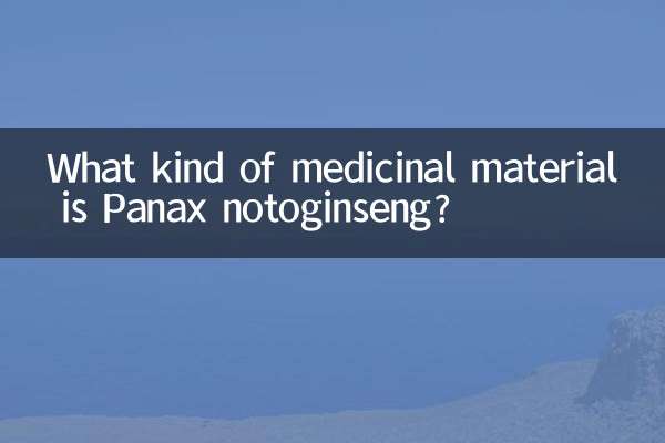 Was für ein medizinischer Wirkstoff ist Panax Notoginseng?