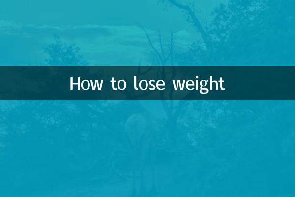 Come perdere peso