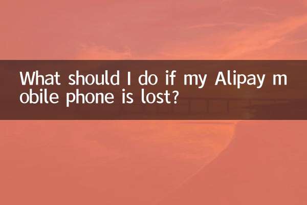 Alipay 携帯電話を紛失した場合はどうすればよいですか?