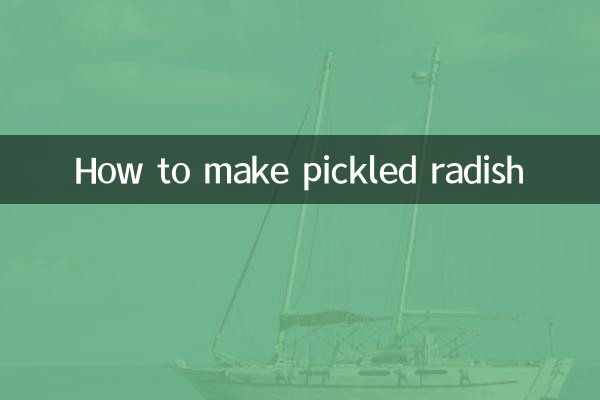 How to make pickled radish