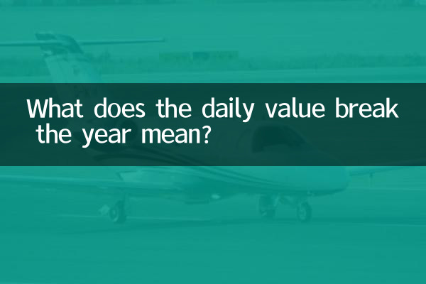 Que signifie la valeur quotidienne pour l'année ?